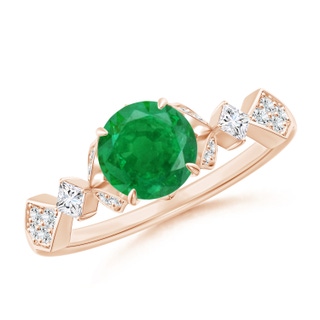 Round AA Emerald