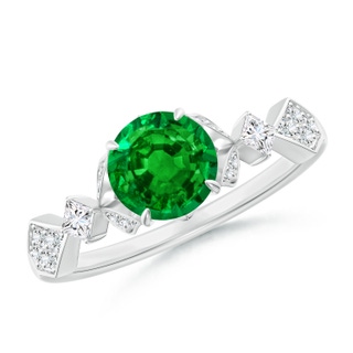 Round AAAA Emerald