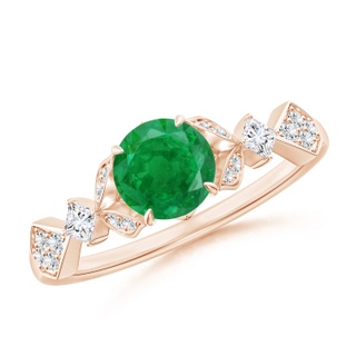 Round AA Emerald