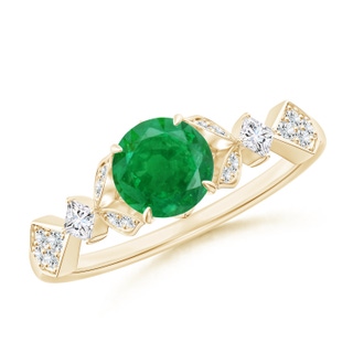 Round AA Emerald