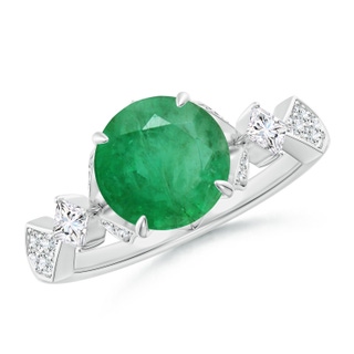 Round A Emerald
