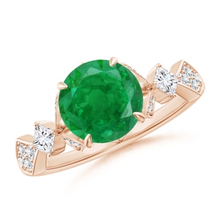 Round AA Emerald