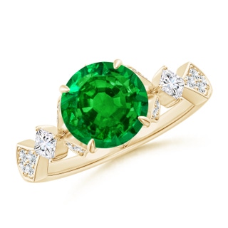 Round AAAA Emerald