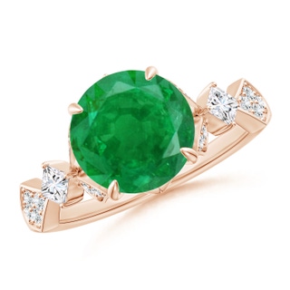 Round AA Emerald