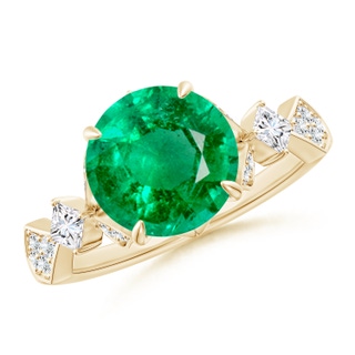 Round AAA Emerald