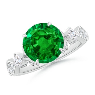 Round AAAA Emerald