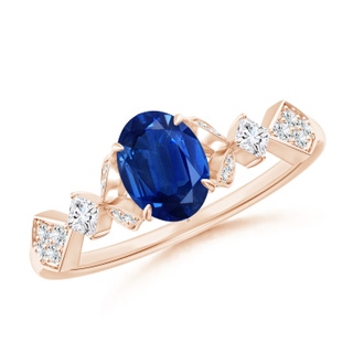 Oval AAA Blue Sapphire