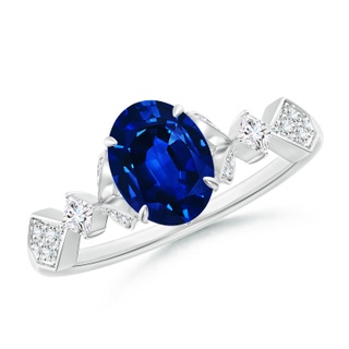 Oval AAAA Blue Sapphire