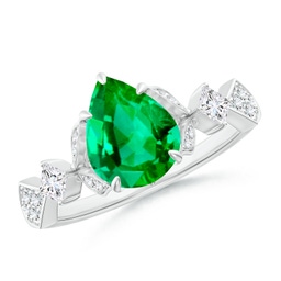 Vintage Inspired Emerald Vintage Inspired Rings