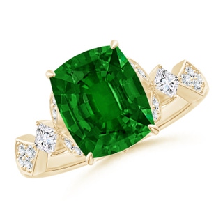 Cushion Rectangular AAAA Emerald