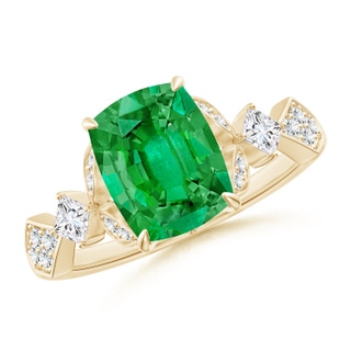 Cushion Rectangular AAA Emerald