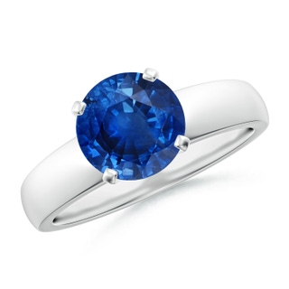 Round AAA Blue Sapphire