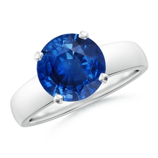 Round AAA Blue Sapphire