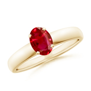 Oval AAA Ruby