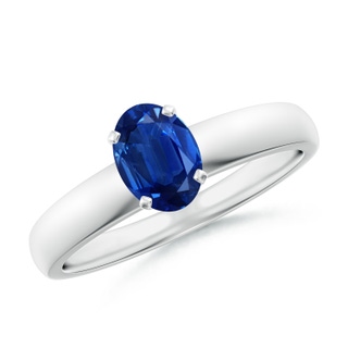 Oval AAA Blue Sapphire