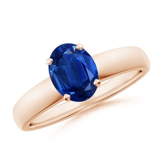 Oval AAA Blue Sapphire