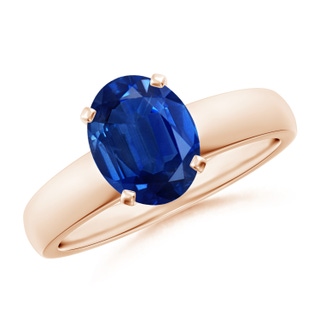 Oval AAA Blue Sapphire