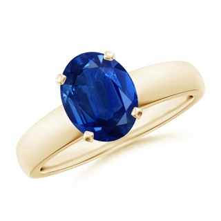 Oval AAA Blue Sapphire