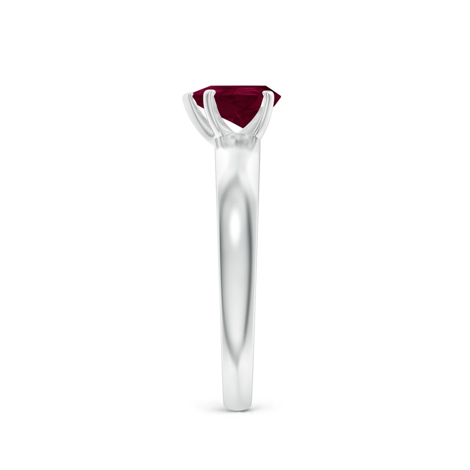 7x5mm A Prong-Set Pear Ruby Solitaire Engagement Ring in P950 Platinum side 299