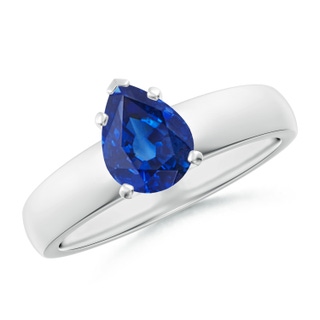 Pear AAA Blue Sapphire