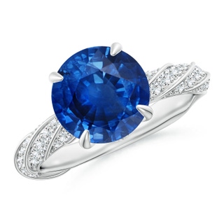 Round AAA Blue Sapphire