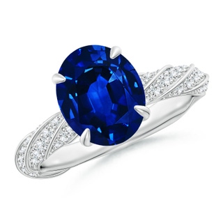 Oval AAAA Blue Sapphire