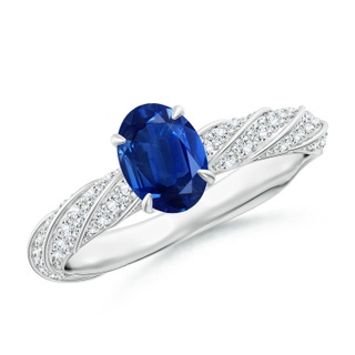 Oval AAA Blue Sapphire