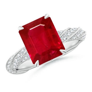 Emerald Cut AAA Ruby