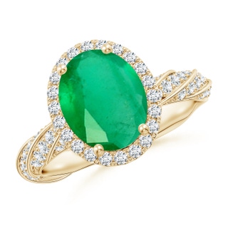 Oval A Emerald