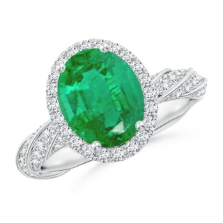 Oval AA Emerald