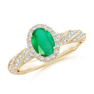 Oval A Emerald