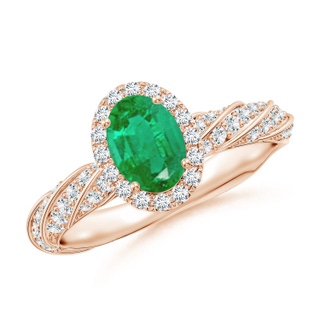 Oval AA Emerald