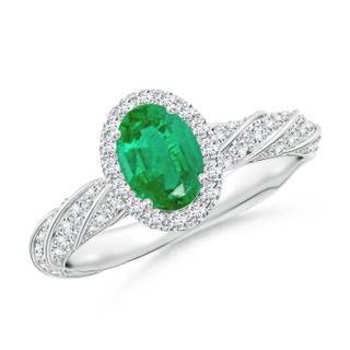 Oval AA Emerald