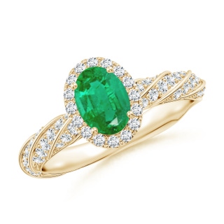 Oval AA Emerald