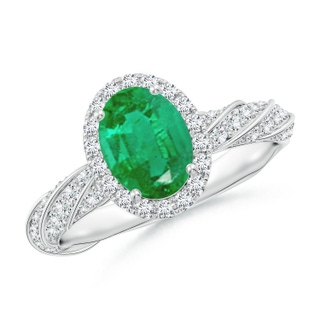 Oval AA Emerald