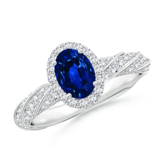 Oval AAAA Blue Sapphire