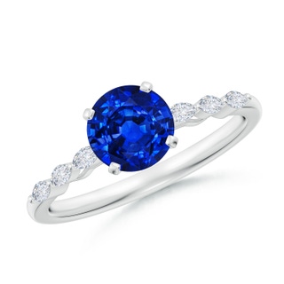 Round AAAA Blue Sapphire