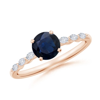 Round A Blue Sapphire