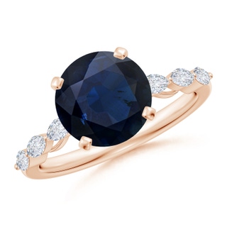 Round A Blue Sapphire