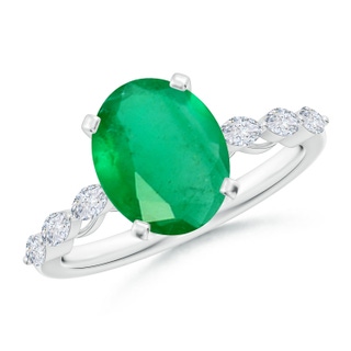 Oval A Emerald