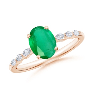 Oval A Emerald