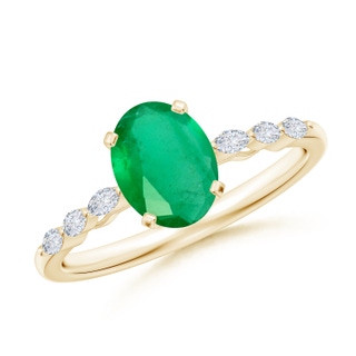 Oval A Emerald