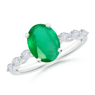 Oval A Emerald