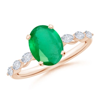Oval A Emerald