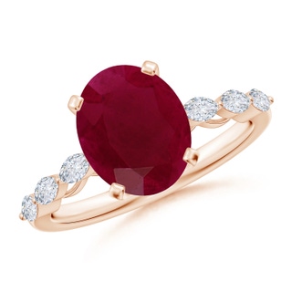 Oval A Ruby