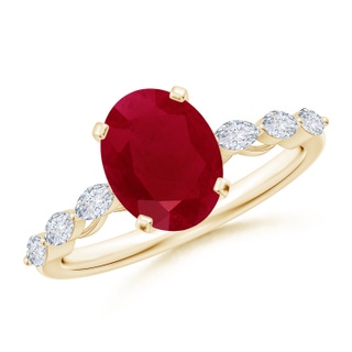 Oval AA Ruby
