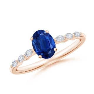 Oval AAA Blue Sapphire