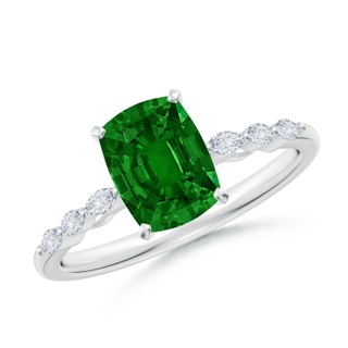 Cushion Rectangular AAAA Emerald