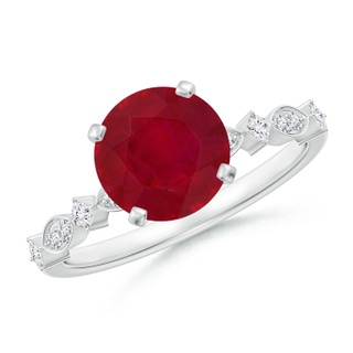 Round AA Ruby