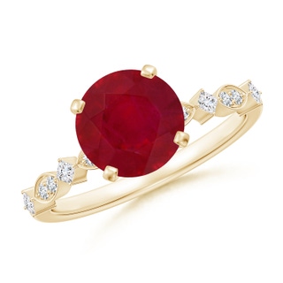 Round AA Ruby